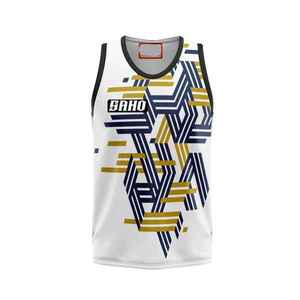 Gilet GAA évacuant l'humidité avec corps et écusson respirants en maille extensible athlétique quantité minimale de commande OEM - Product Image 5