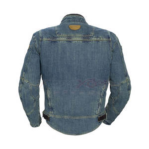 เสื้อแจ็กเก็ตมอเตอร์ไซค์สำหรับผู้ชายกันน้ำได้สำหรับนักแข่งรถจักรยานยนต์ทุกสภาพอากาศแจ็คเก็ตยีนส์สไตล์เท่ๆ - Product Image 2