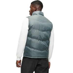 Chalecos sin mangas para hombre, estilo slim fit, con cremallera completa, transpirables, con diseño de cuello, personalizables, lisos, estilo urbano, gran venta. - Product Image 4