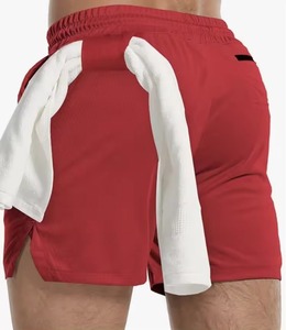 Pantalones Cortos Deportivos de Malla Personalizados al por Mayor, Nuevos, OEM, para Hombre, de Secado Rápido, Atléticos, de Nailon y Poliéster, para Gimnasio y Fitness - Product Image 4