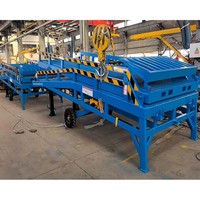 Rampe mobile articulée en acier inoxydable pour chariot élévateur à trois points, 3t, 8t, 20t, hauteur de chargement réglable, entrepôt de conteneurs, CE