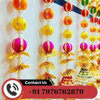 Décoration de mariage traditionnelle indienne guirlande de fleurs artificielles pour la maison Mandap scène toile de fond Festival et événement décor