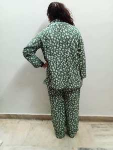 Ensemble de pyjama en coton indien fait à la main pour femmes vêtements de salon d'été à imprimé bloc pour demoiselles d'honneur invités de mariage ensemble de pyjama personnalisé - Product Image 5