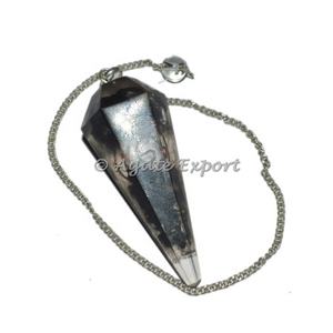 Natural Rose Quartz Chakra Bullet Pendulum <b>Crystal</b> Pendulum Pendant gem meditation pendulum - Product Image 3