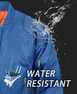 Chaqueta de bombardero para hombre, chaqueta informal de otoño invierno y abrigos, prendas de vestir - Product Image 3