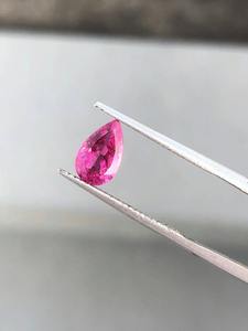 Turmalina Rubí Natural, Corte Pera, Rosada, 1.21 Quilates, Gema Iridiscente para Joyería, Sanación, Piedra de Nacimiento, Suelta - Product Image 4