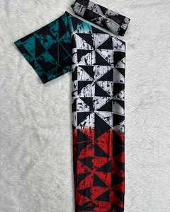 Tissu de coton imprimé à la cire africaine vibrante inspiré du Togo Design multicolore pour la couture et l'artisanat de vêtements - Product Image 4