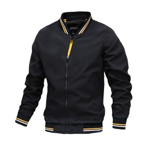 Custom Logo <b>Bomber</b> <b>Jacket</b> <b>Lightweight</b> Casual Streetwear Outerwear for Men <b>Women</b> Fashion and Daily Wear - Product Image 3