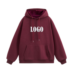 Sweat à capuche en molleton personnalisé pour homme, 100% coton, chaud, pull d'automne, style décontracté, manches longues, streetwear extérieur, écologique - Product Image 6