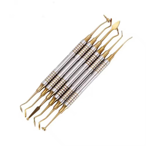 Venta caliente CE Equipos dentales Juego de espátula de llenado de resina compuesta con mango grueso Herramientas de llenado dental manual - Product Image 5