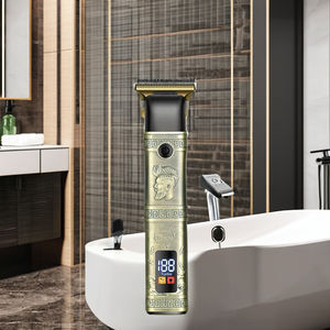 Tondeuse à cheveux sans fil à haute efficacité pour hommes de bonne qualité Bordures rechargeables à lame en T pour tondeuse Batterie de fonctionnement en anglais Pow - Product Image 2