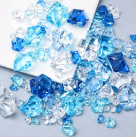 Cubes de glace en agate simulée, petites pierres précieuses mélangées, glace pilée en acrylique, accessoires de photographie, accessoires de bijouterie DIY