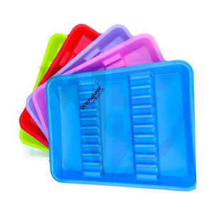 Bandejas Dentales Personalizadas de Diferentes Colores, Coloridas, Autoclavables, Reutilizables, de Material Plástico, Soportes Manuales para Instrumentos, Esterilización - Product Image 3