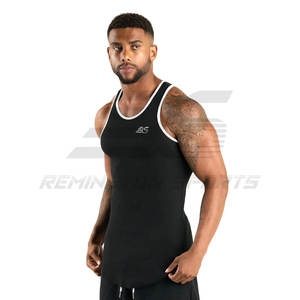 Wholesale Fashion <b>Men</b> Tank Top Custom Logo <b>Men</b> <b>Singlet</b> Bodybuilding Tank Tops Fitness Plain Gym <b>Singlet</b> Tank Top <b>For</b> <b>Men</b> - Product Image 2