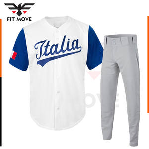 Jeunes hommes bande Softball Baseball uniformes cousu Baseball Jersey personnalisé sublimé broderie chemises XXL Kawasaki unisexe OEM - Product Image 4