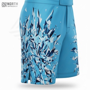 กางเกงขาสั้นผู้ชายแฟชั่นฤดูร้อนคุณภาพสูงมาใหม่ระบายอากาศและสวมใส่สบายสไตล์ลำลองดีไซน์ลายพื้นสำหรับผู้ชายฤดูร้อน - Product Image 5