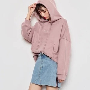 เสื้อกันหนาวมีฮู้ดสำหรับผู้หญิง100% ผ้าฝ้ายมีฮู้ดสำหรับผู้หญิงเสื้อมีฮู้ดแนวสตรีทแวร์ออกแบบได้ตามต้องการ - Product Image 2