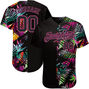 Jersey de béisbol de sublimación de poliéster personalizado para hombre con cierre de botón ropa deportiva de talla grande con su logotipo de marca personalizado - Product Image 1