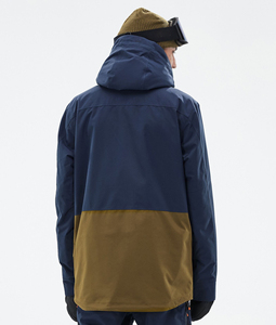 Traje de Esquí Personalizado, Ropa de Invierno Impermeable y Transpirable, Traje de Esquí Azul Oscuro para Hombre, Pantalones de Snowboard Aislados, Traje de Esquí con Cremallera Resistente al Viento - Product Image 5