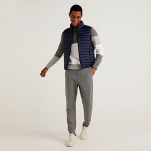 Vente en gros d'usine personnalisé OEM sans manches col montant fermeture éclair hiver gilet 100% polyester matelassé doudoune - Product Image 6