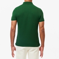 Polo de verano de alta calidad para hombre, informal, de negocios, de color sólido, bordado, manga corta, tejido de punto, estampado de solapa, Golf 3D