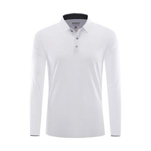 Polos de sport rouges à séchage rapide vierges bon marché pour hommes - Product Image 4