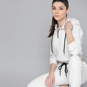 Pantalon de survêtement d'hiver lourd Sports Tracksuits Taille haute Poche élastique Street Wear Outfits Tissu Respirant Tracksuits - Product Image 4