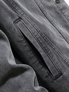 Chaquetas de mezclilla para hombre con personalización completa Chaqueta vaquera de hombre de estilo deportivo personalizado para uso al aire libre - Product Image 4