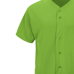 Directo de fábrica nuevo estilo hombres manga corta béisbol Jersey transpirable deporte desgaste impreso hecho Jersey - Product Image 6