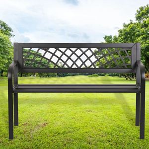 Decorative Steel Outdoor Garden <b>Bench</b> for Home Outdoor Furniture Sitting Chair General Place Patio Garden Park Hot Selling 2023 - Product Image 5