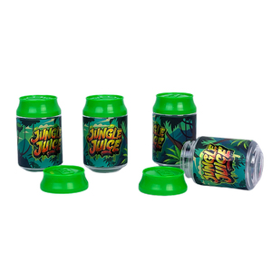 In Stock 3.5g 100ml Soda Can Plastic <b>Jar</b> With Matte Label Multi Color Lids and Printed Patterns for Gummy Candy Dry Herb - Product Image 4