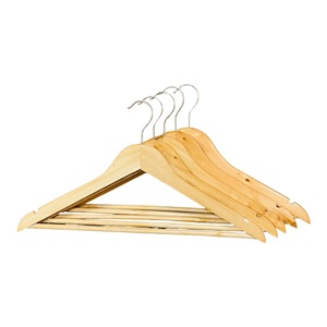 Perchas de Madera para Trajes de Alta Calidad, Antideslizantes, con Barra y Diseño Resistente, Venta al Por Mayor - Product Image 6