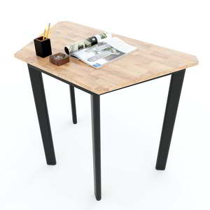 Pieds de table en fer trapézoïdaux miniatures 88x50x75cm, style industriel, pieds ovales en fer style Lego HCLG003 - Product Image 3