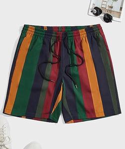 กางเกงขาสั้นบาสเก็ตบอลแบบวินเทจของผู้ชายกางเกงขาสั้นบาสเก็ตบอล100% โพลีเอสเตอร์สไตล์ลำลองฤดูร้อนทึบสองด้านลึกมีบริการ OEM - Product Image 6