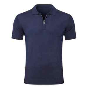 Nouveau tissu soyeux d'été pour hommes pour polo Full-Body Letter Print Top Plus Size Compressed Clothing - Product Image 6