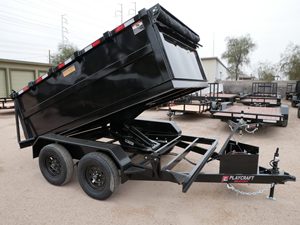 Remorque à benne hydraulique polyvalente, capacité de 3 à 5 tonnes, semi-remorque robuste pour la manutention, l'agriculture et les travaux lourds - Product Image 4