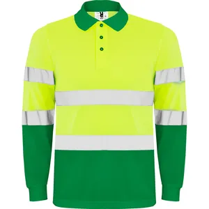 Maglietta Polo ad Alta Visibilità POLARIS L/S, Articolo Promozionale per Merchandising - Product Image 5