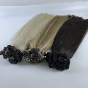 Nouvelle Conception Extensions de Cheveux Remy Vietnamiennes à Double Trame, Lisses Comme des Baguettes, Cuticules Alignées, Style Kinky Straight - Product Image 4