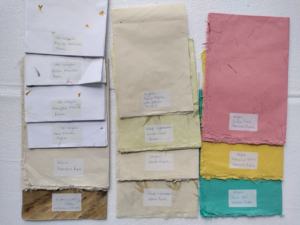 กระดาษใยฝ้ายธรรมชาติที่มีกลีบดอกไม้การแสดงผลของใบไม้กระดาษทำด้วยมือ lokta และกระดาษทำมือกล้วย - Product Image 6