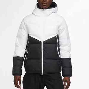 Chaqueta acolchada de invierno para hombre de alta calidad, tela transpirable con bolsillos laterales de burbujas, logotipo personalizado, teñido liso - Product Image 1