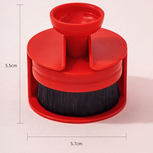 Rouge plat rond Portable mélange maquillage pinceau poudre Blush liquide Kabuki <span class=keywords><strong>fond</strong></span> <span class=keywords><strong>de</strong></span> <span class=keywords><strong>teint</strong></span> pinceau - Product Image 6