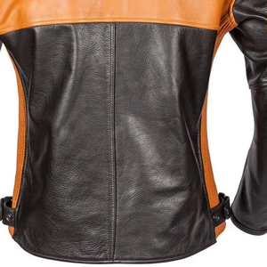 Chaqueta de Motociclista para Hombre a Precio Razonable, de Cuero Genuino de Alta Calidad, Resistente al Viento, Impermeable, de Moda Invernal, Antiarrugas, en Tendencia - Product Image 6