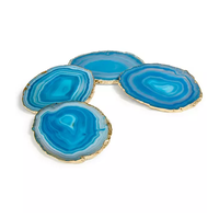 Dalle de pierre de haute qualité aqua onyx agate dalle dalle de carreaux de pierre cristal de guérison panneau mural de pierres précieuses décoration de la maison carrelage grossiste