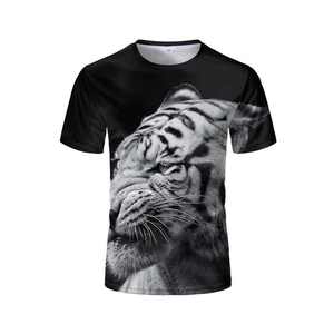 Camiseta informal de manga corta para hombre, estampado por sublimación, estilo vintage de playa, técnica lavada de verano - Product Image 2