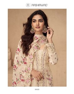 Prêt à Stock 2025 Dames Spécial Salwar Kameez/ Pure Chinon Soie Matériel Lourd Miroir Travail Bas Prix Robe Traditionnelle - Product Image 2