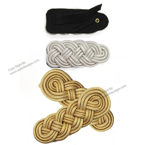 Cordón de hombro ceremonial Tablero de hombro dorado ALAMBRE DE ORO - Product Image 3