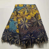 Tissu en dentelle suisse africaine de haute qualité, brodé, pour robe de mariée Ankara, fabricant OEM ODM sur mesure Hitjem