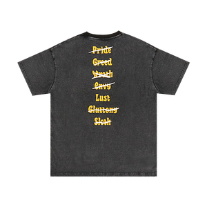 เสื้อยืดผู้ชายไซส์ใหญ่พิเศษเปิดไหล่ตกโลโก้ออกแบบได้เองและแห้งเร็วระบายอากาศได้ดี - Product Image 2