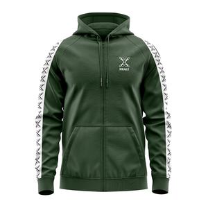 Personnalisé Unique Meilleure Qualité 100% Coton 450 Gsm Sweat à Capuche Zip Up Sérigraphie Motif Solide Lourd Avec Corde Dessinée. - Product Image 1