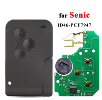Carte de clé à distance pour Renault Card Megane II Card Scenic II Grand 433mhz PCF7947 ID46